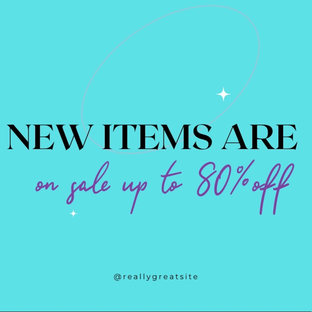 New Items are coming Your Way! I will be trying to separate by Department!🙏